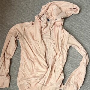 Old Navy Women's Light Pink Hoodie Jacket